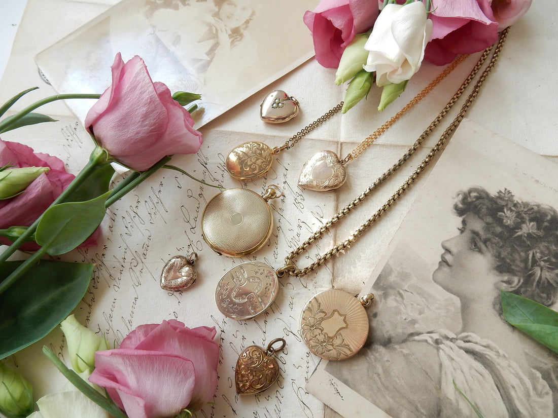 vintage rolled gold locket