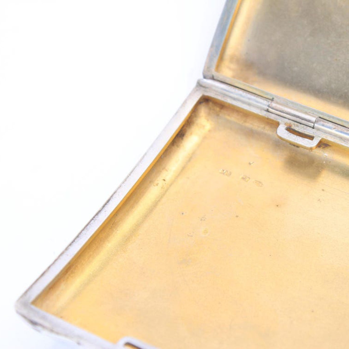 Antique Continental Silver Erotica Enamel Cigarette Case