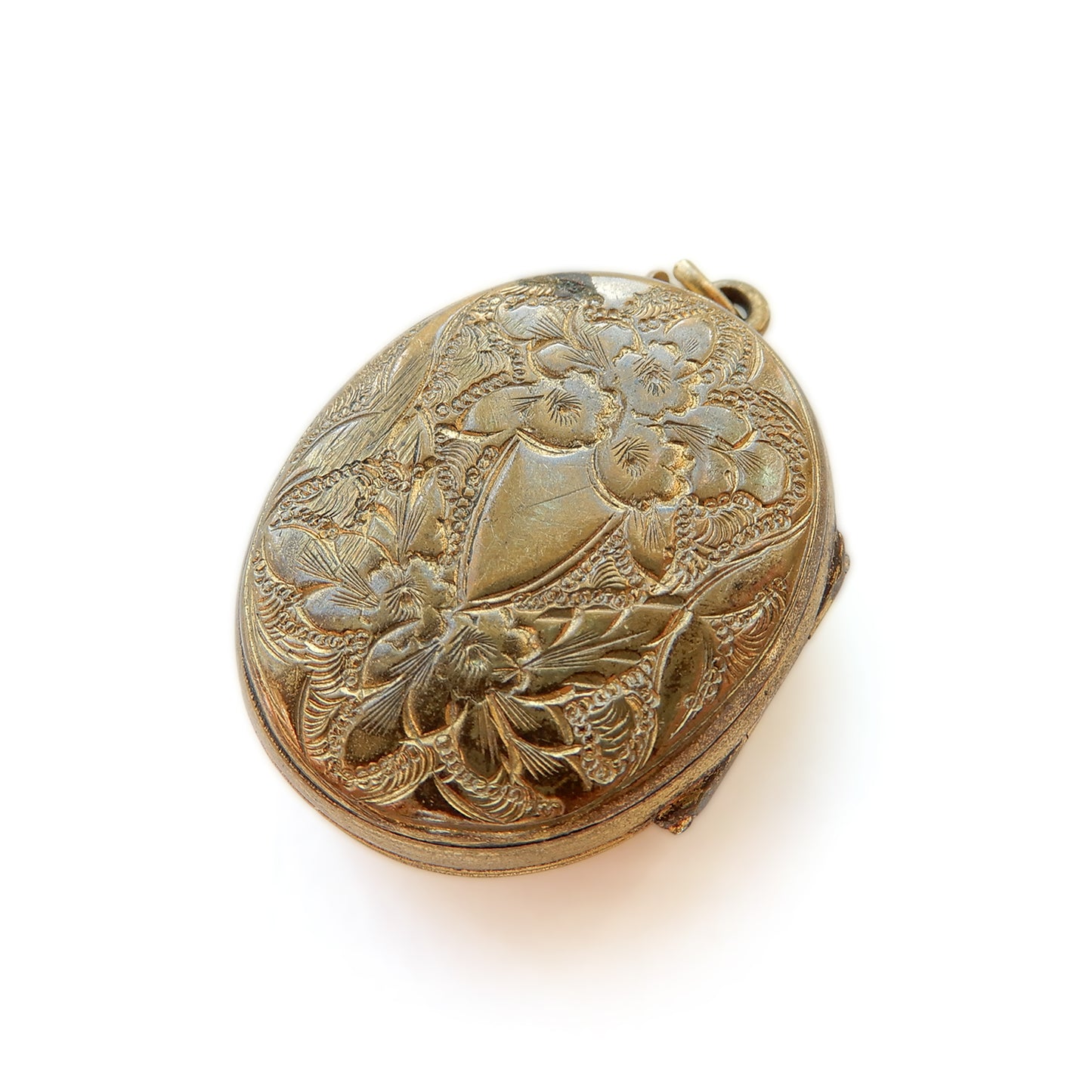 Victorian Rolled Gold Hand Engraved Locket