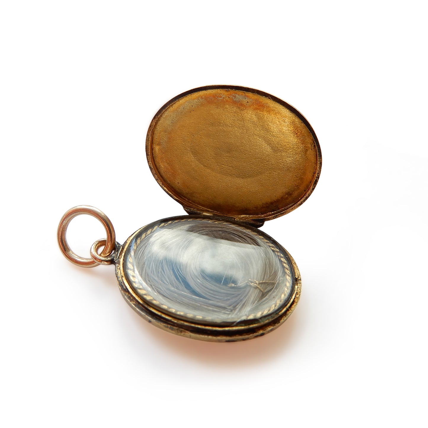 Antique 9ct Gold Back & Front Buckle Locket