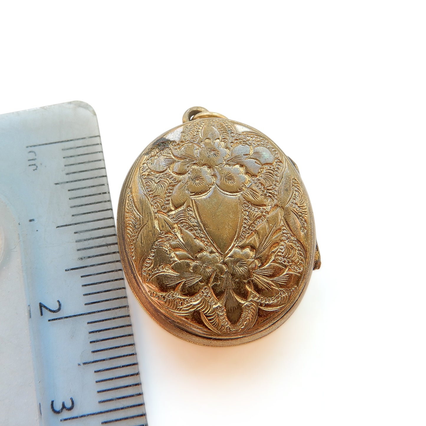 Victorian Rolled Gold Hand Engraved Locket