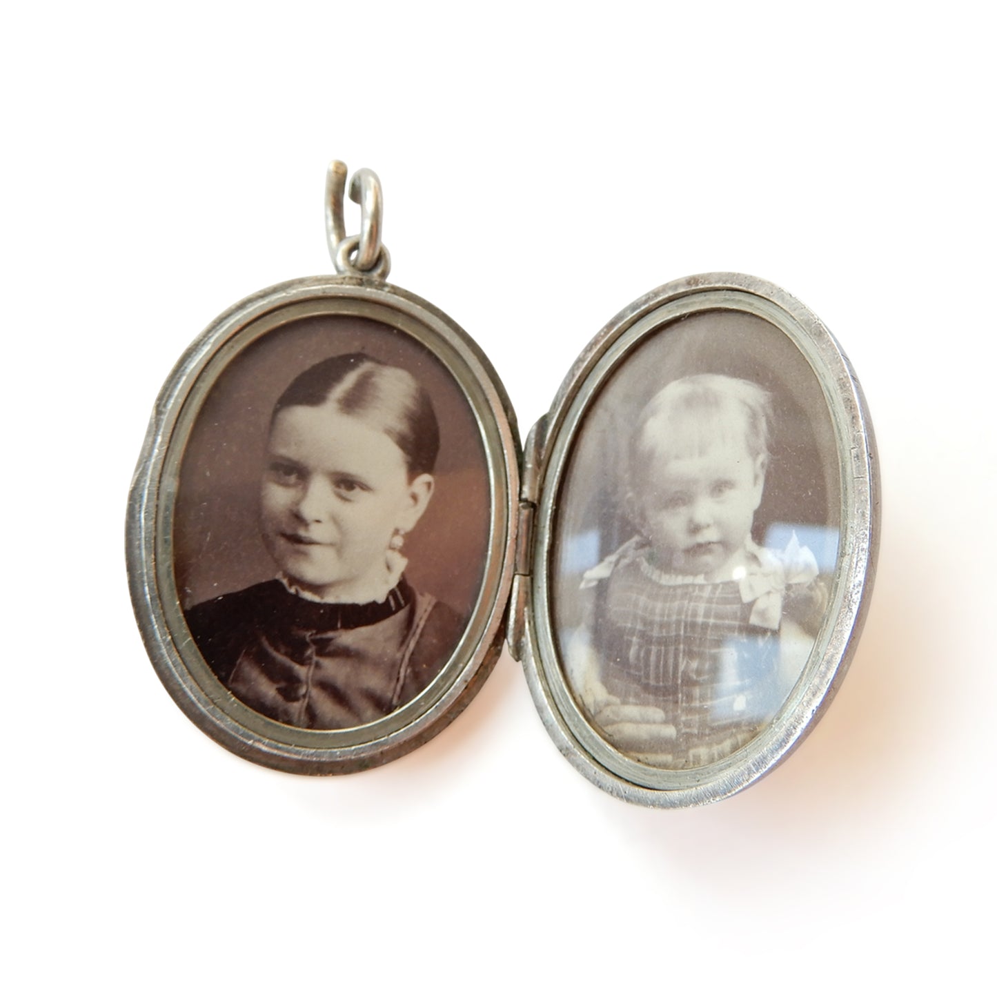 Victorian Sterling Silver Aesthetic Period Swallow Locket