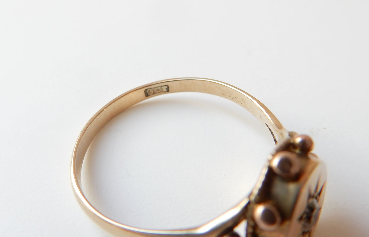 Victorian 15ct Gold Diamond Star Ring