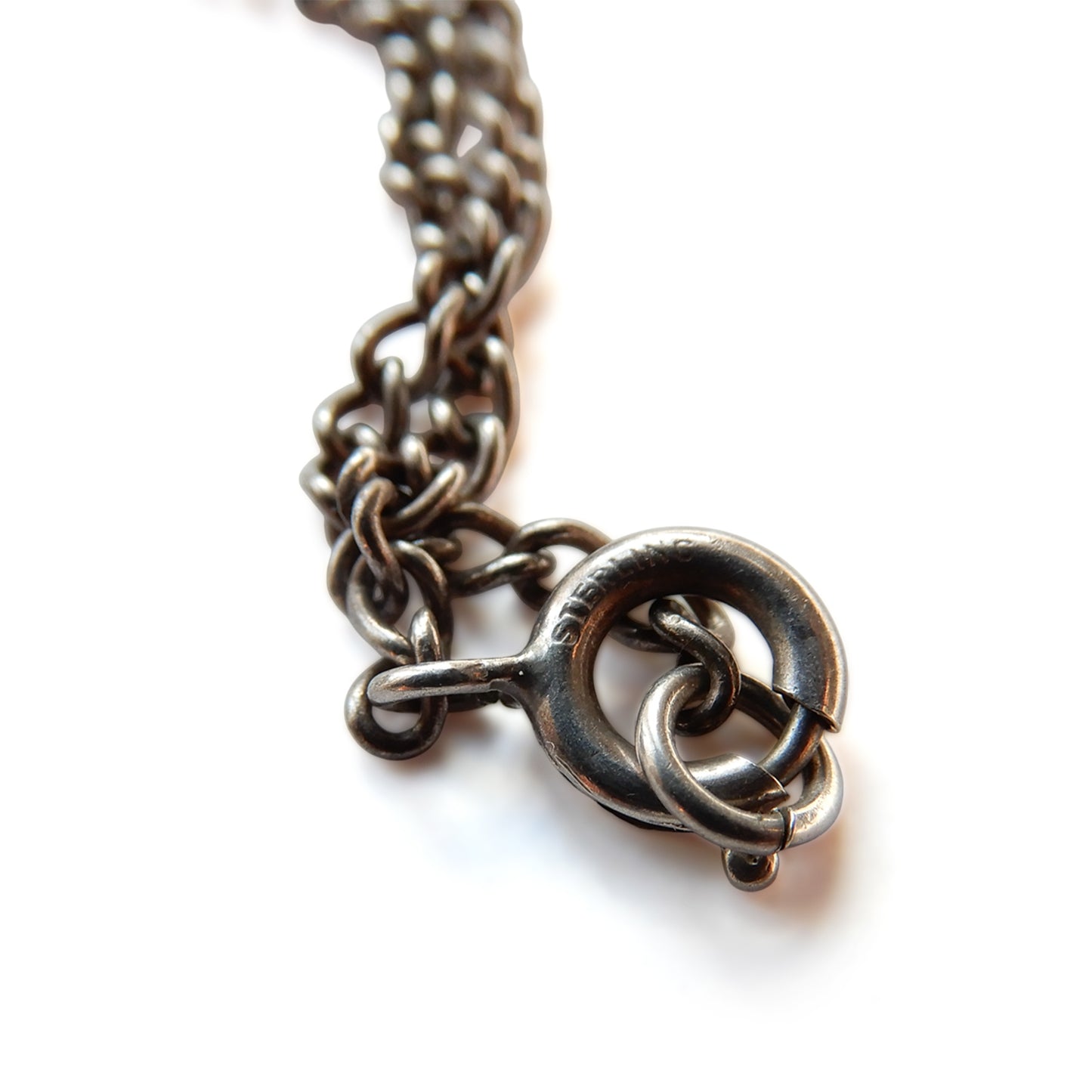 Vintage Sterling Silver Locket with Chunky 18inch Chain