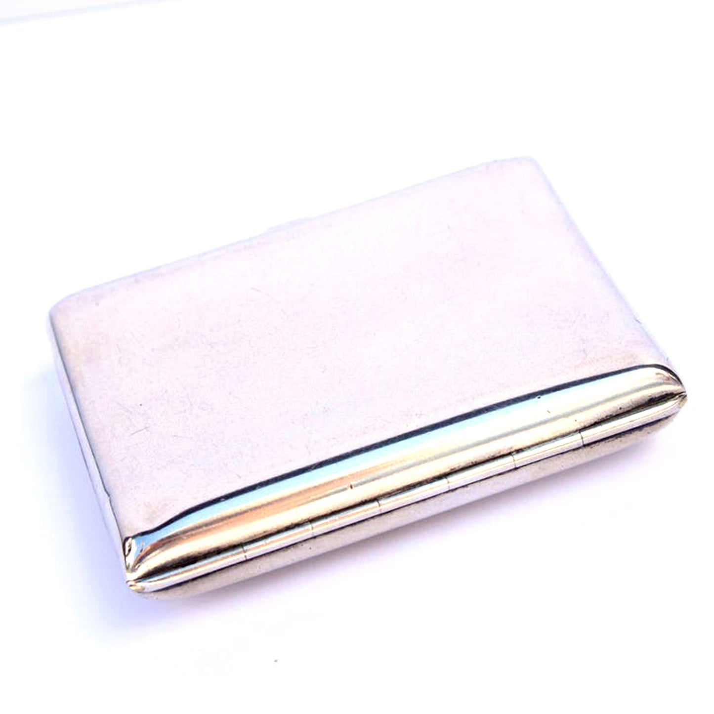 Antique Continental Silver Erotica Enamel Cigarette Case