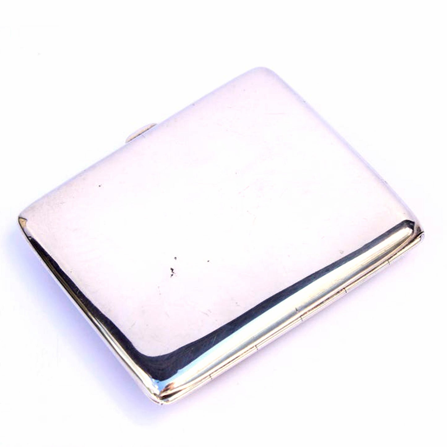 Rare 1920s Art Deco Sterling Silver Erotica Enamel Cigarette Case by Joseph Gloster