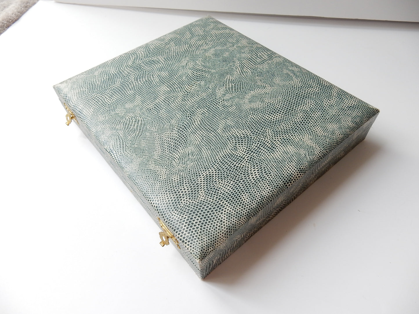 Vintage Turquoise Multi Ring Box for 17 Rings