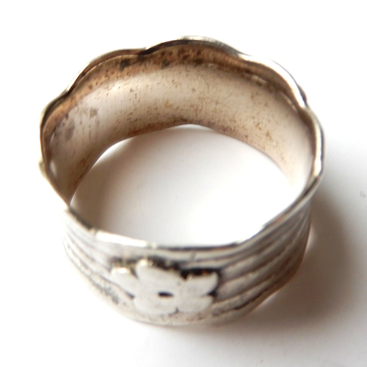 Vintage Solid Silver Moonstone Ring