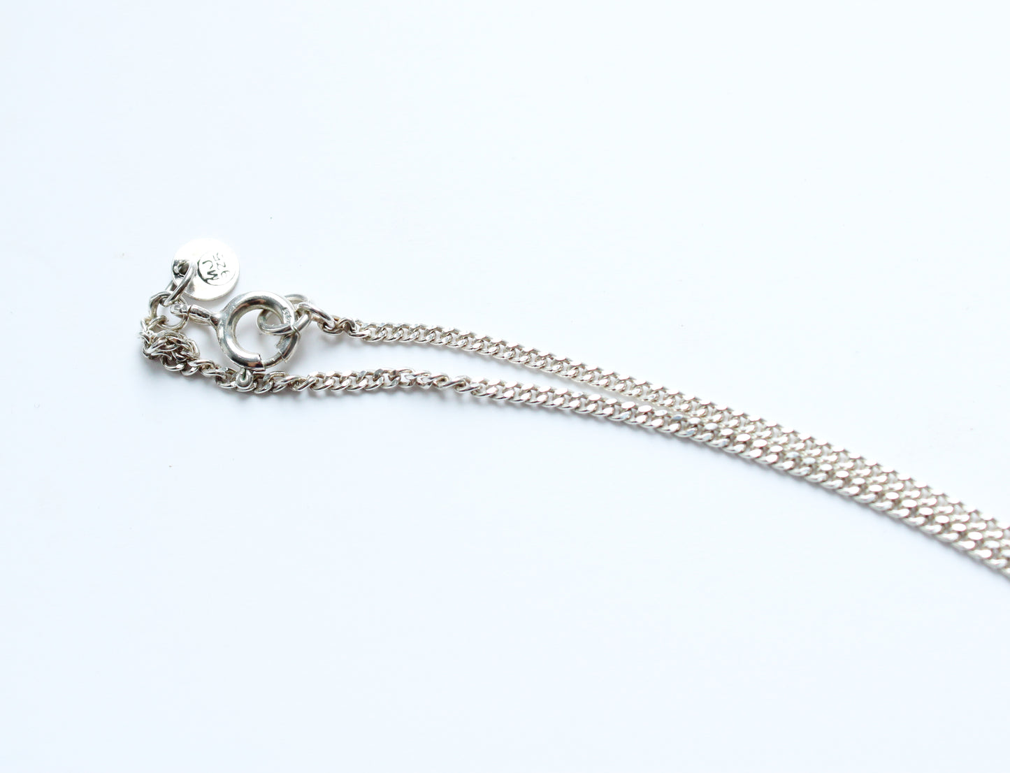 Solid Silver Moonstone Necklace