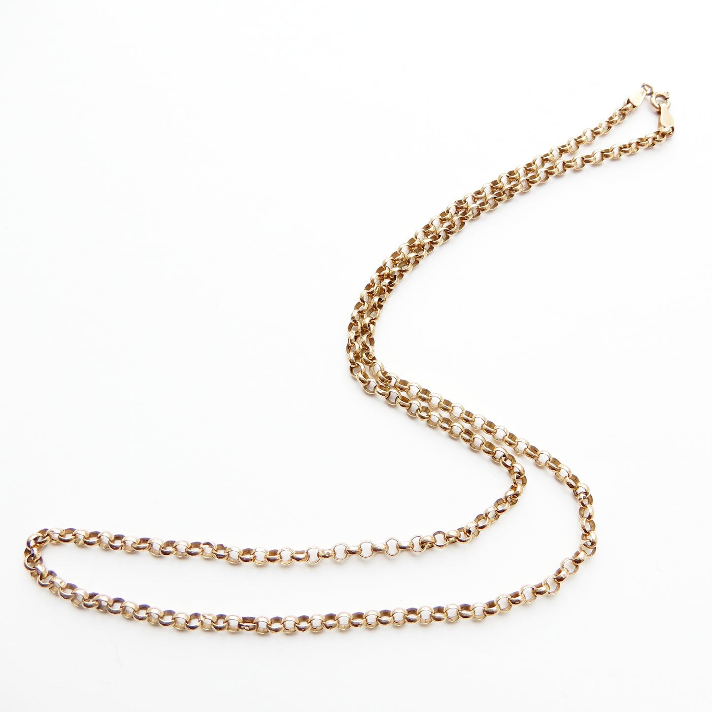 Vintage 9ct Gold 20inch Belcher Chain (4.7grams)