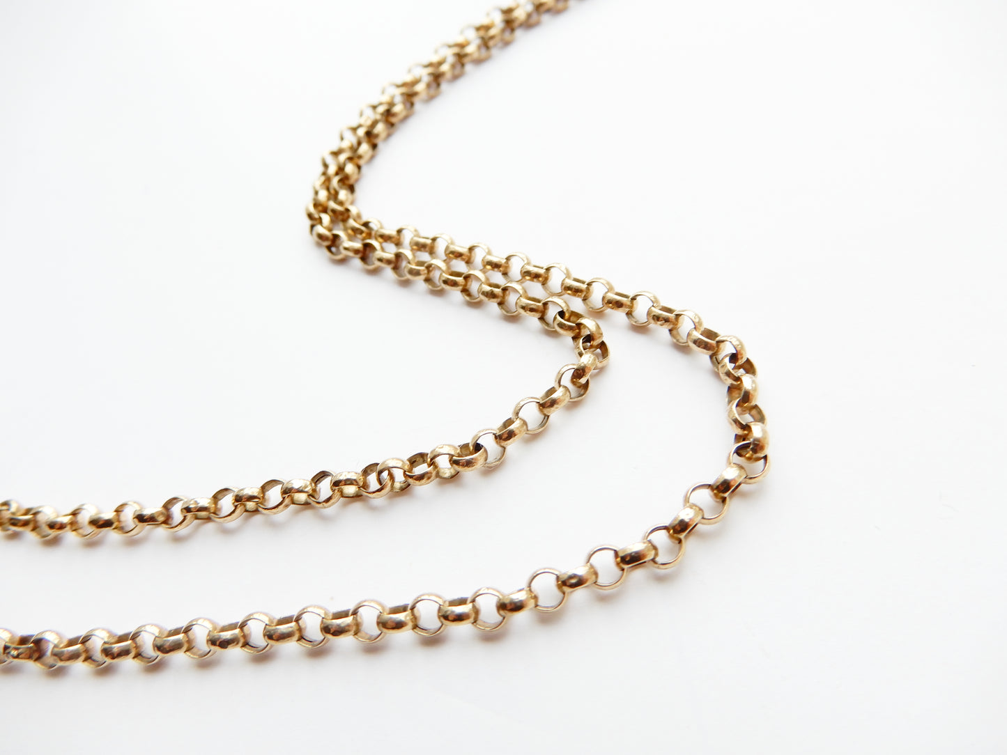 Vintage 9ct Gold 20inch Belcher Chain (4.7grams)