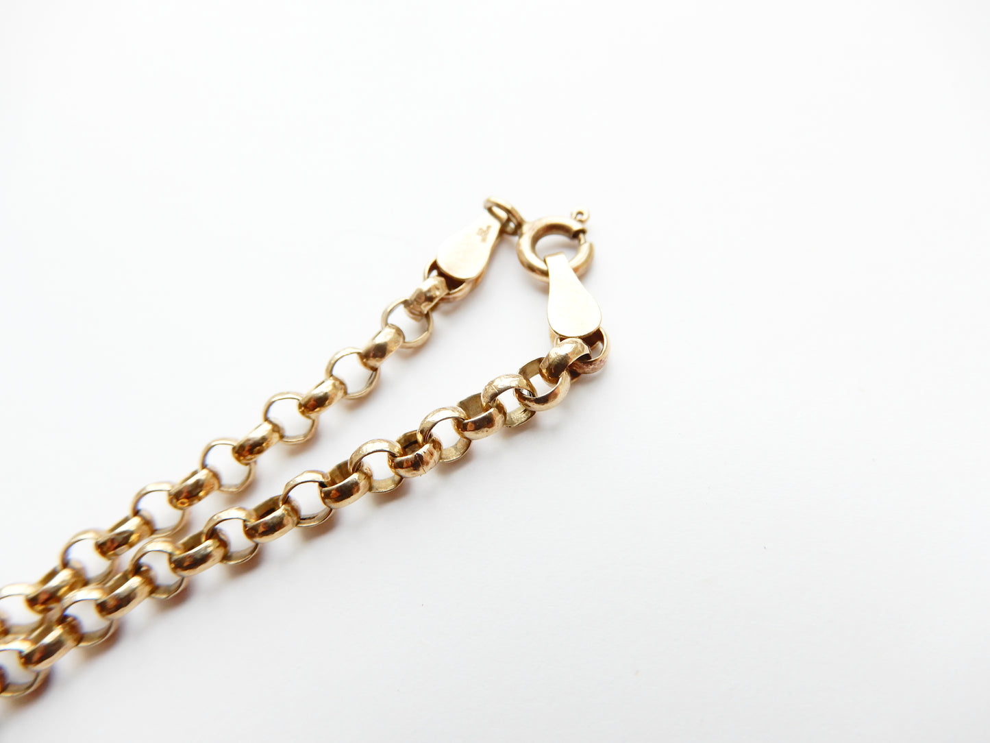 Vintage 9ct Gold 20inch Belcher Chain (4.7grams)