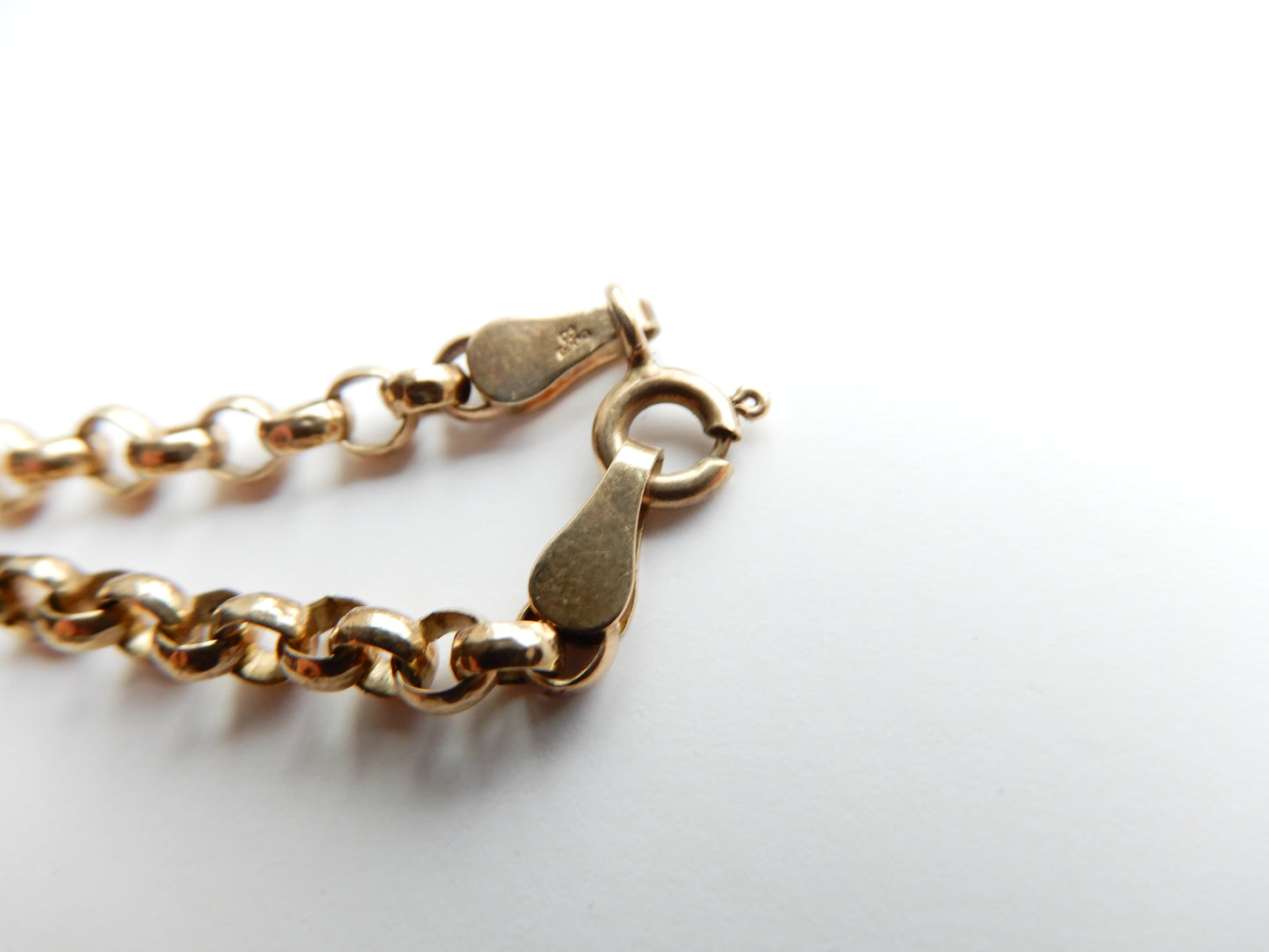 Vintage 9ct Gold 20inch Belcher Chain (4.7grams)