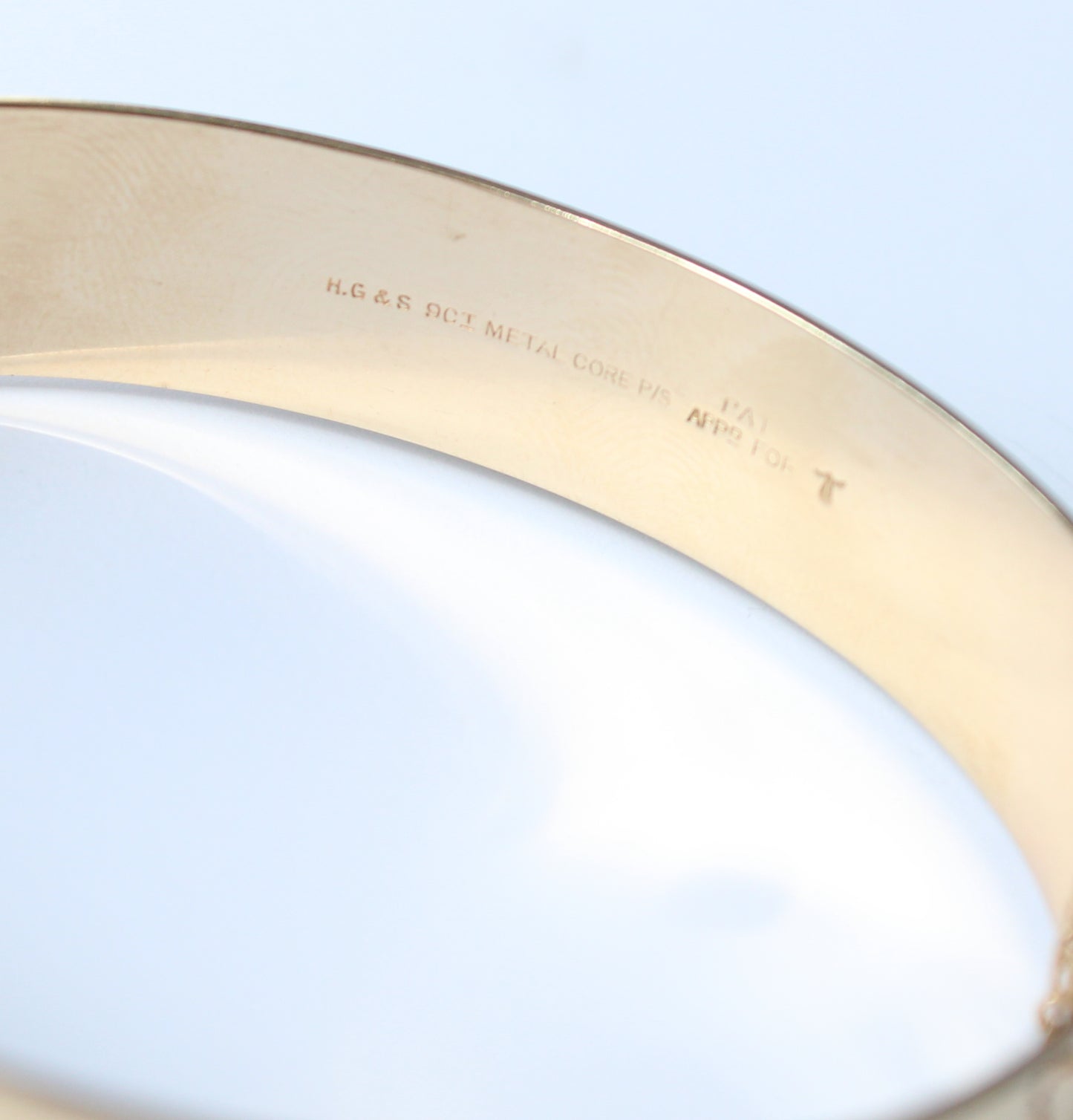 Vintage Rolled Gold Bangle