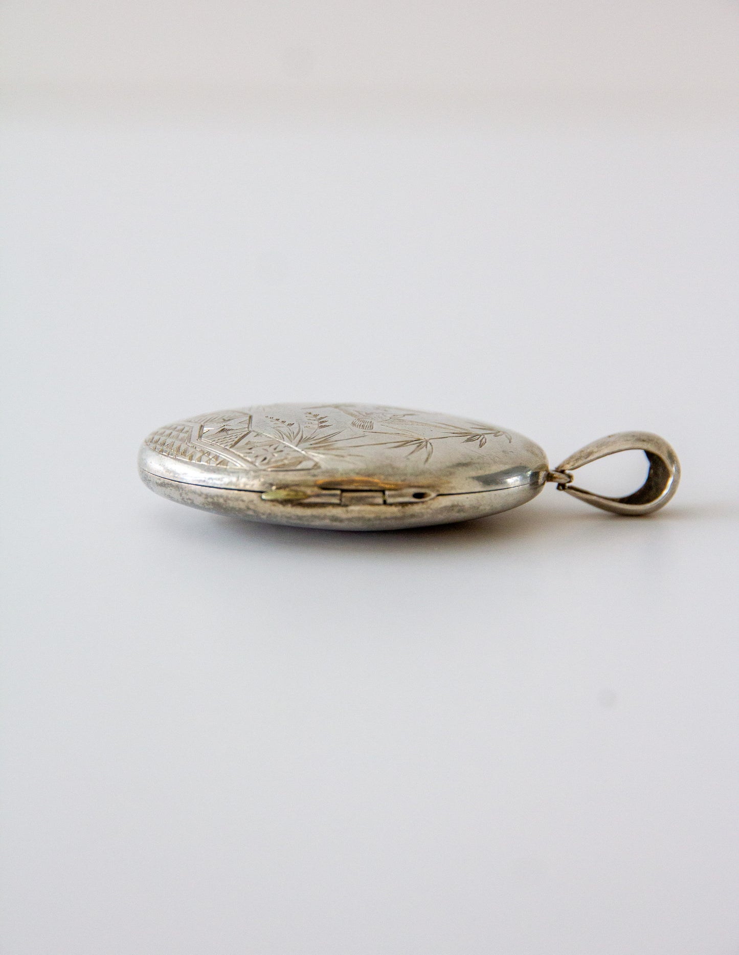 Antique Aesthetic Period Soild Silver Locket