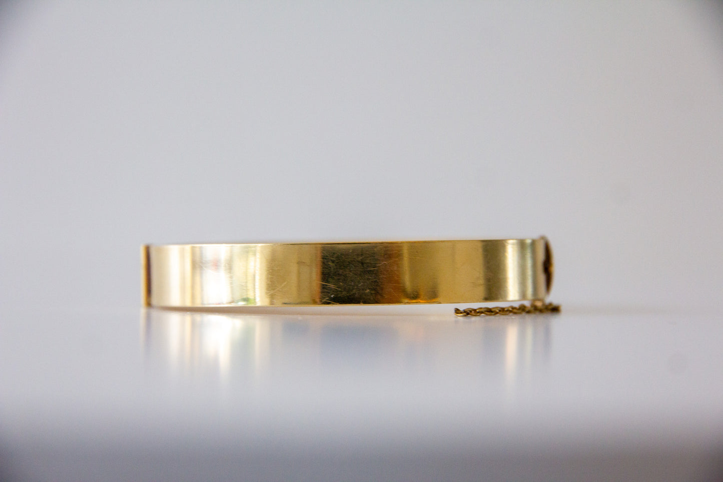 Antique 9ct Rolled Gold Hinged Bangle
