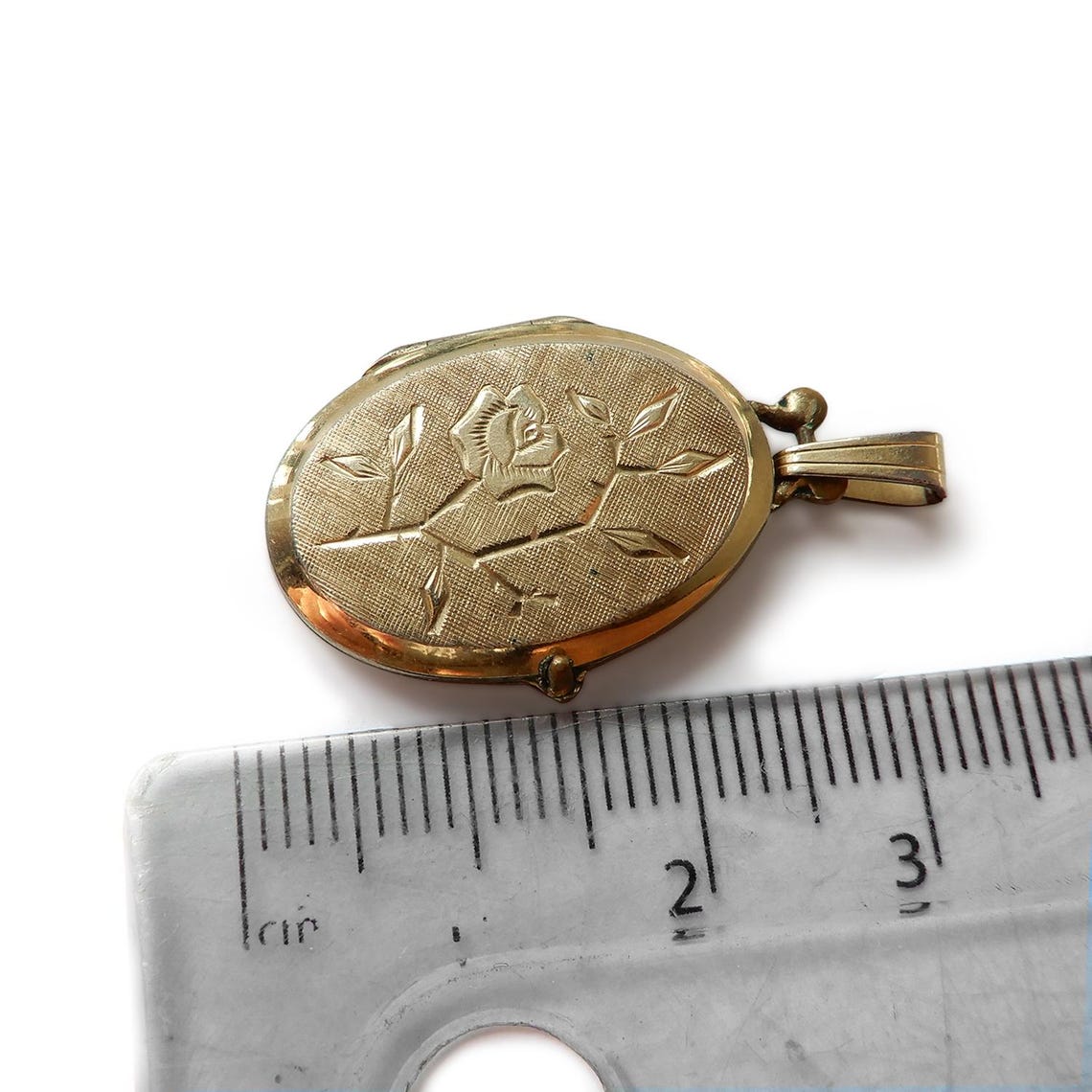 Vintage 14ct Rolled Gold Heart Locket K&L