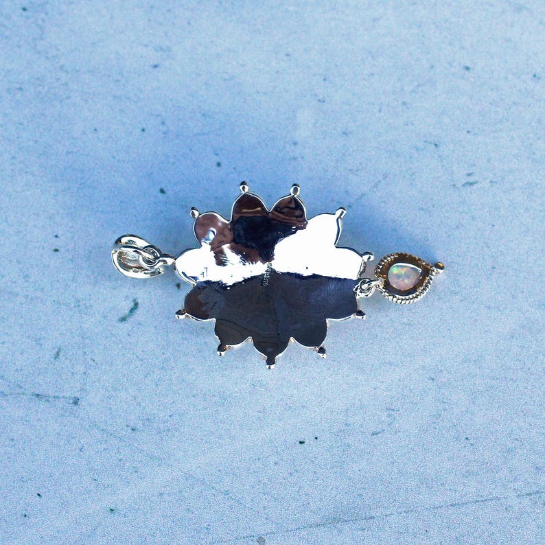 Sterling Silver Opal Pendant