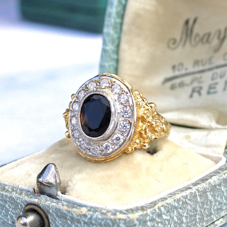 Victorian style Sterling Silver Emerald Paste Sweetheart Ring