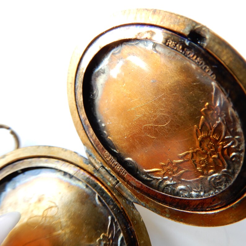Antique Rolled Gold Locket Signed Hercules