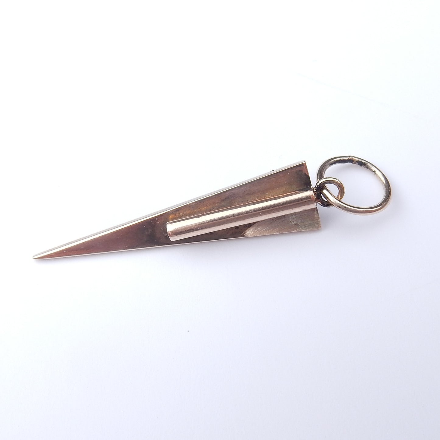 Unusual Victorian 9ct Gold Opal Pendant