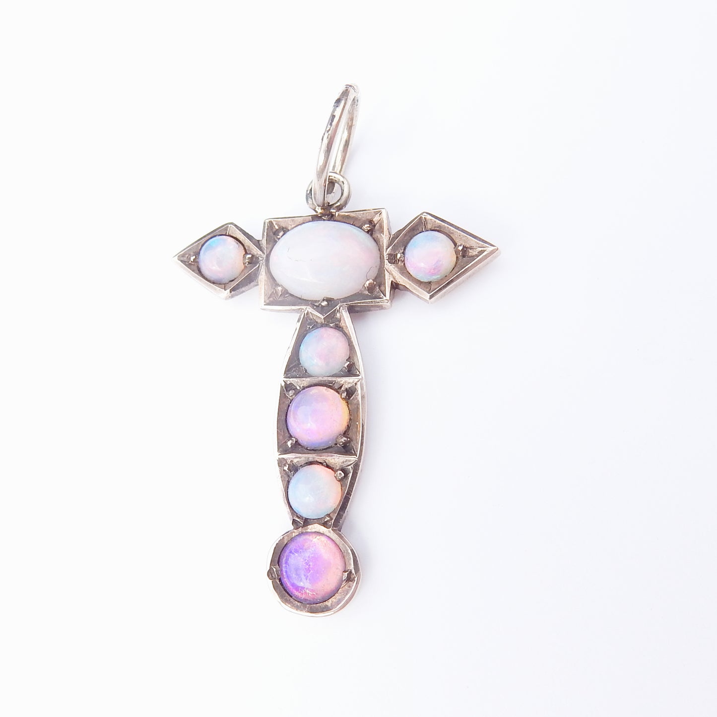 Exquisite Victorian 9ct Gold Opal Pendant