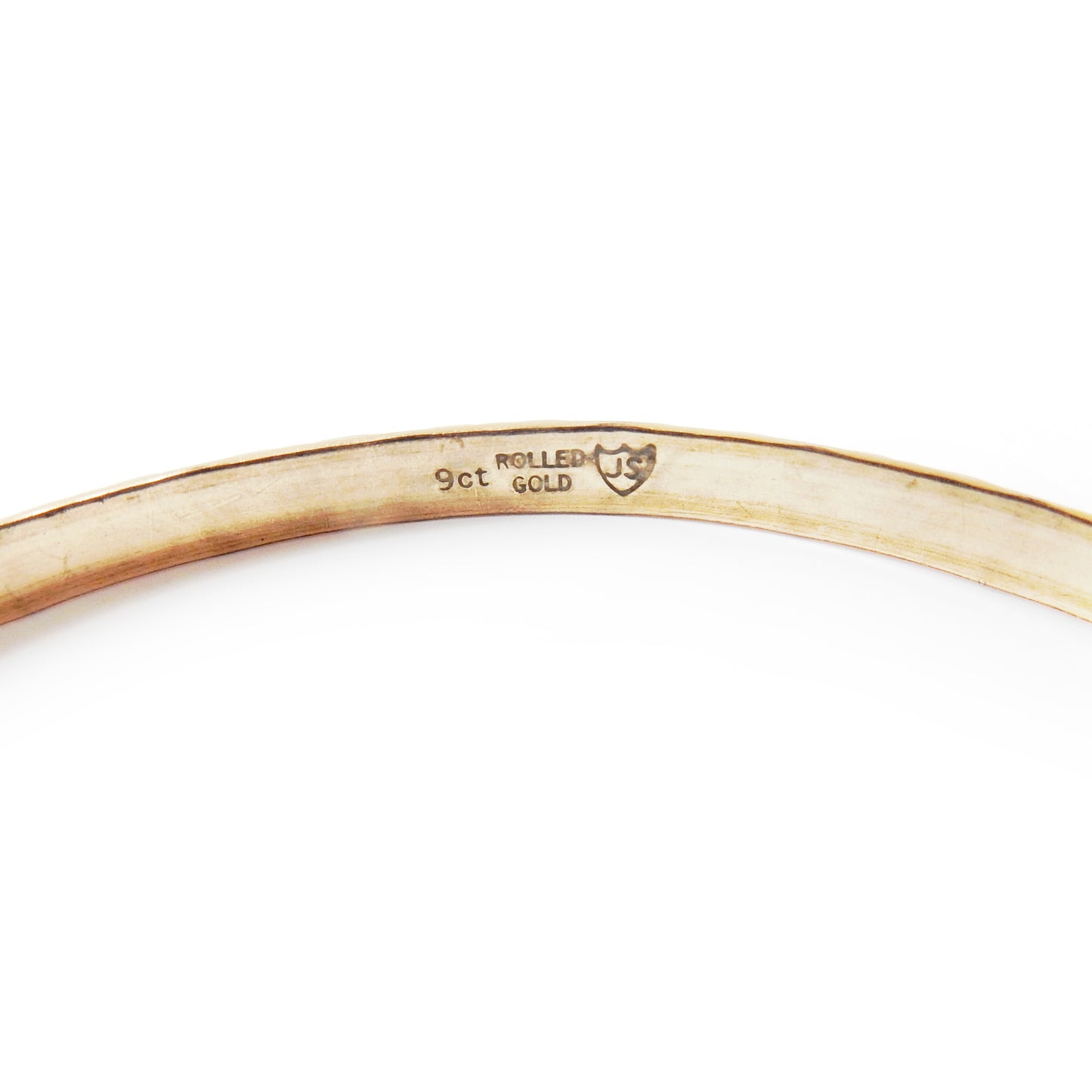 Vintage 9ct Rolled Gold Expandable Bangle Bracelet