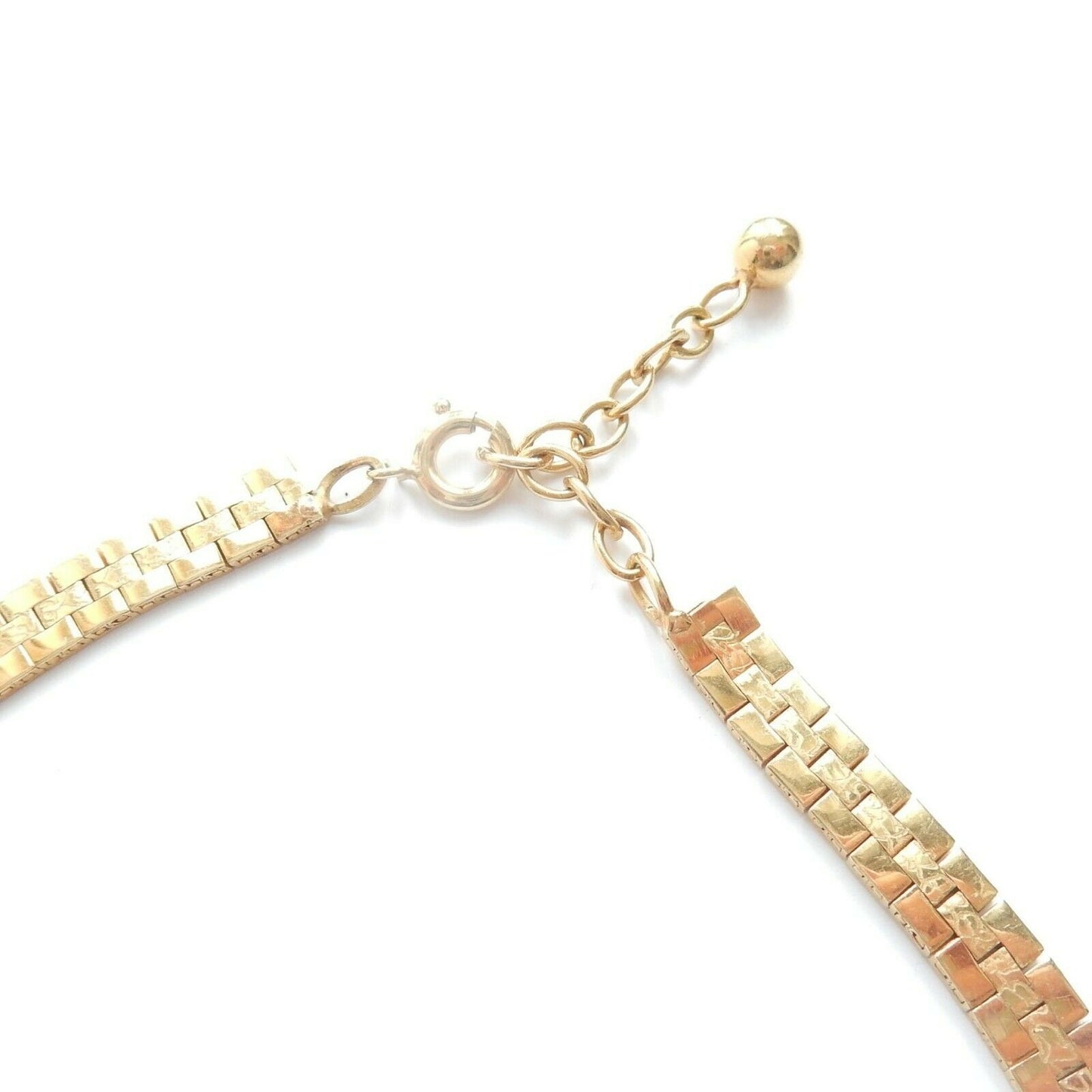 Vintage Goldplated Choker Chain Necklace 17" (16.8grams)