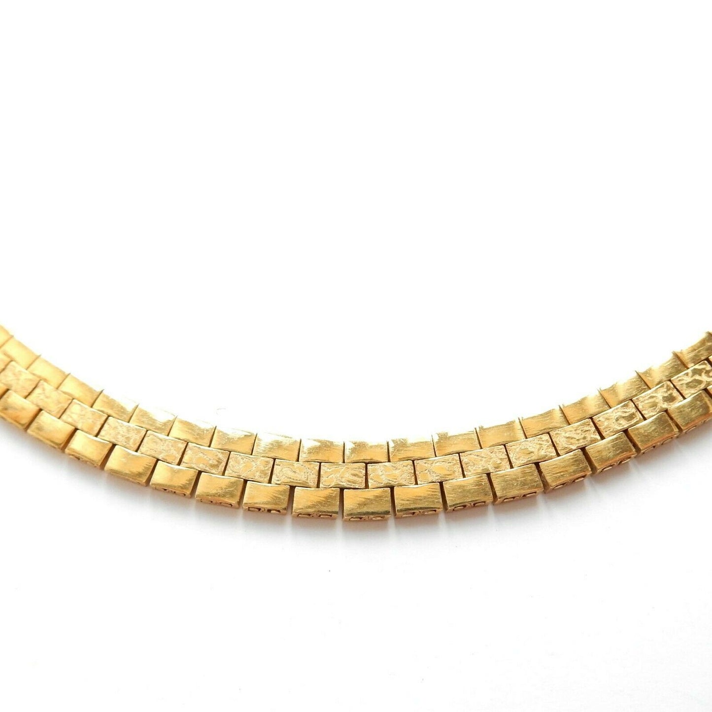 Vintage Goldplated Choker Chain Necklace 17" (16.8grams)