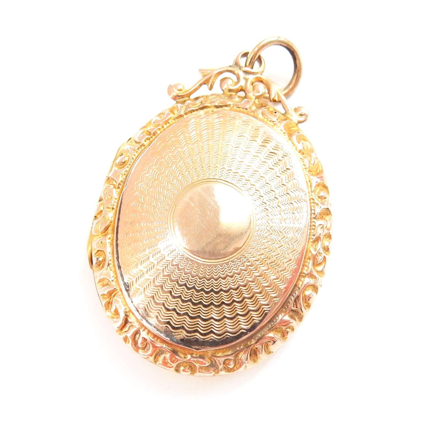 Antique 9ct Gold Back & Front Locket