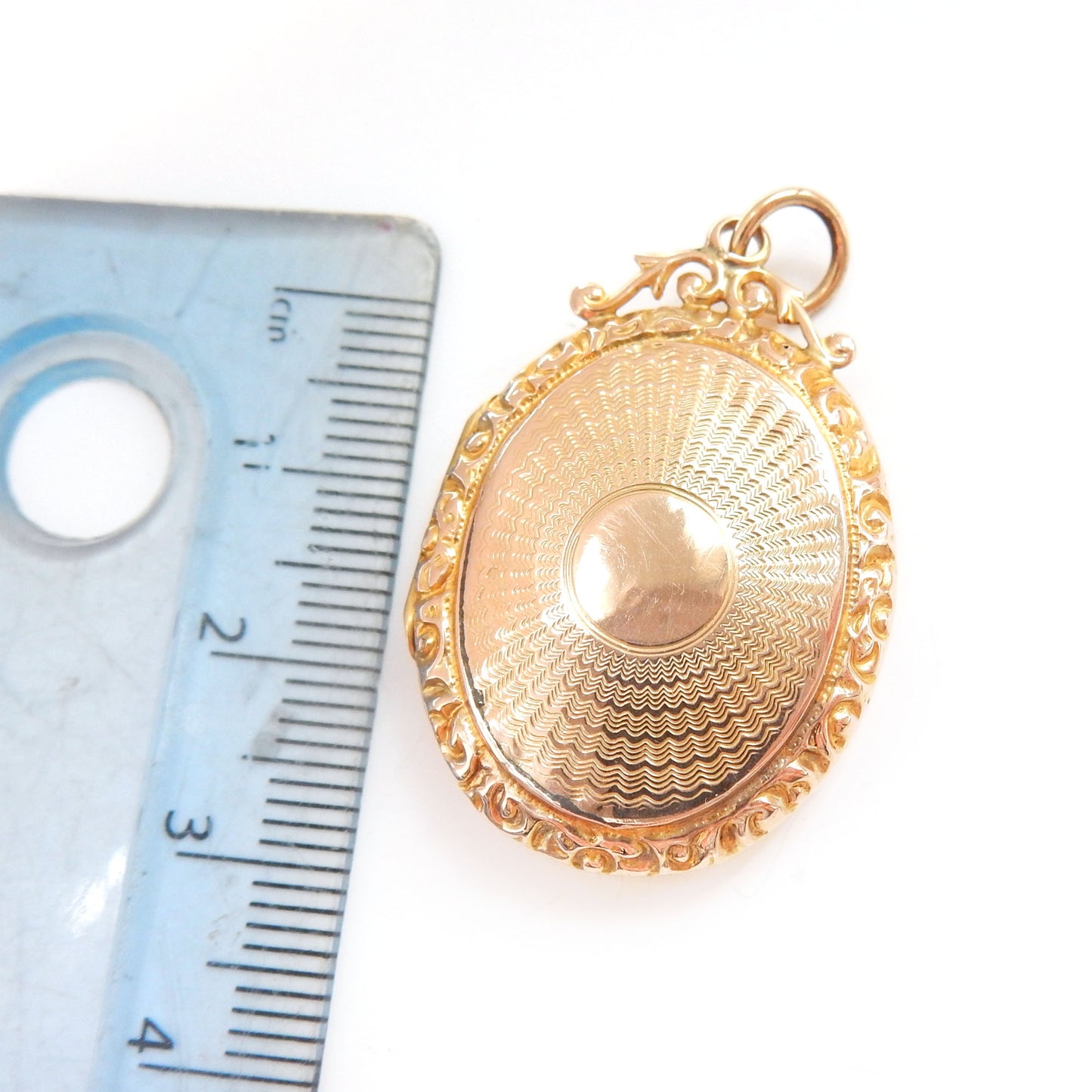 Antique 9ct Gold Back & Front Locket