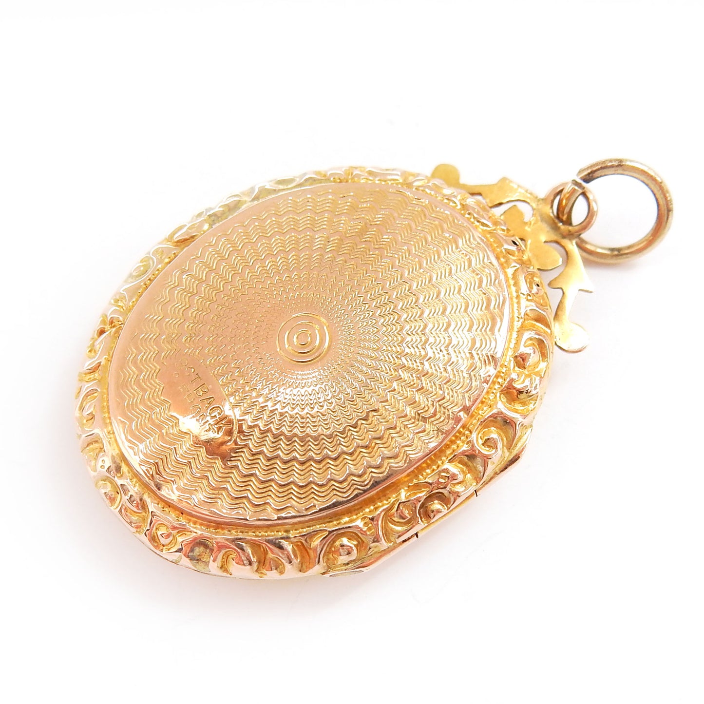 Antique 9ct Gold Back & Front Locket