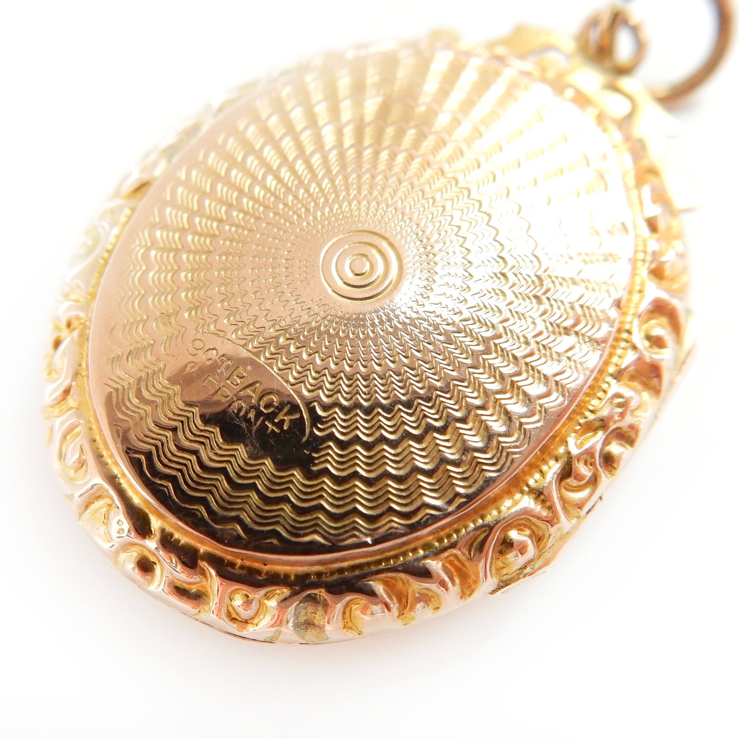 Antique 9ct Gold Back & Front Locket