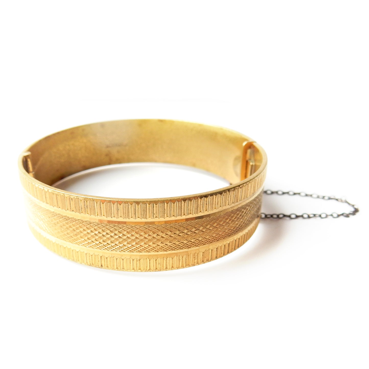 Vintage 18ct Gold Plated Bangle Bracelet