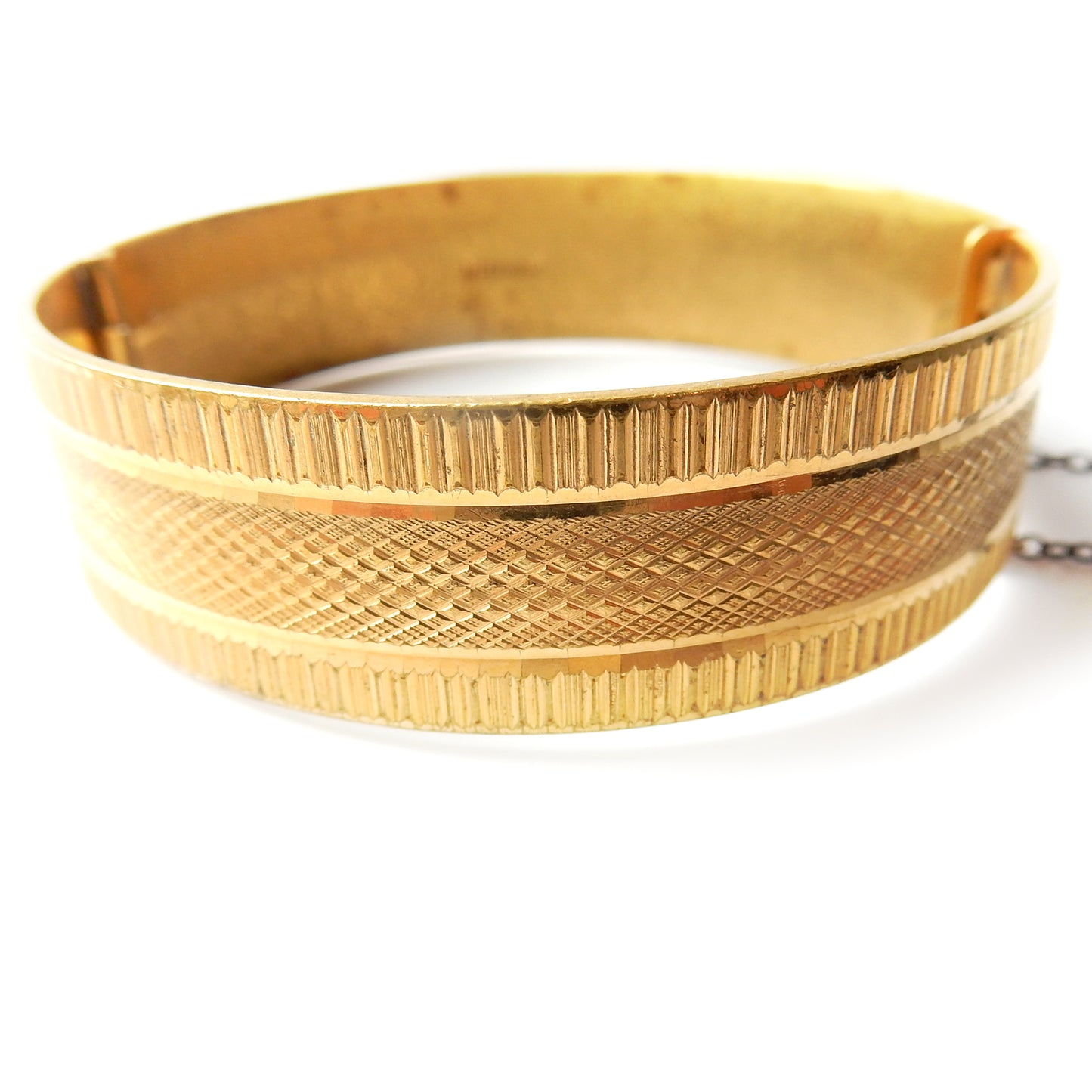 Vintage 18ct Gold Plated Bangle Bracelet