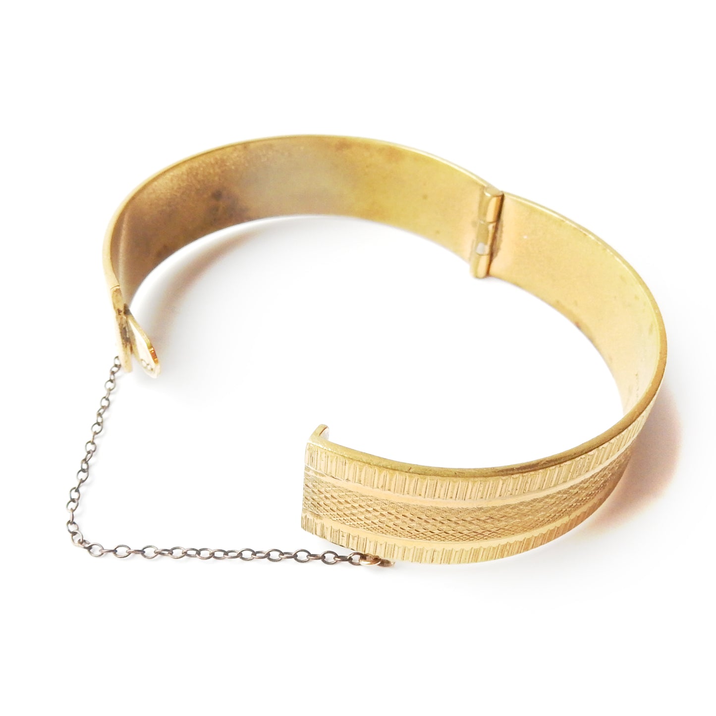 Vintage 18ct Gold Plated Bangle Bracelet