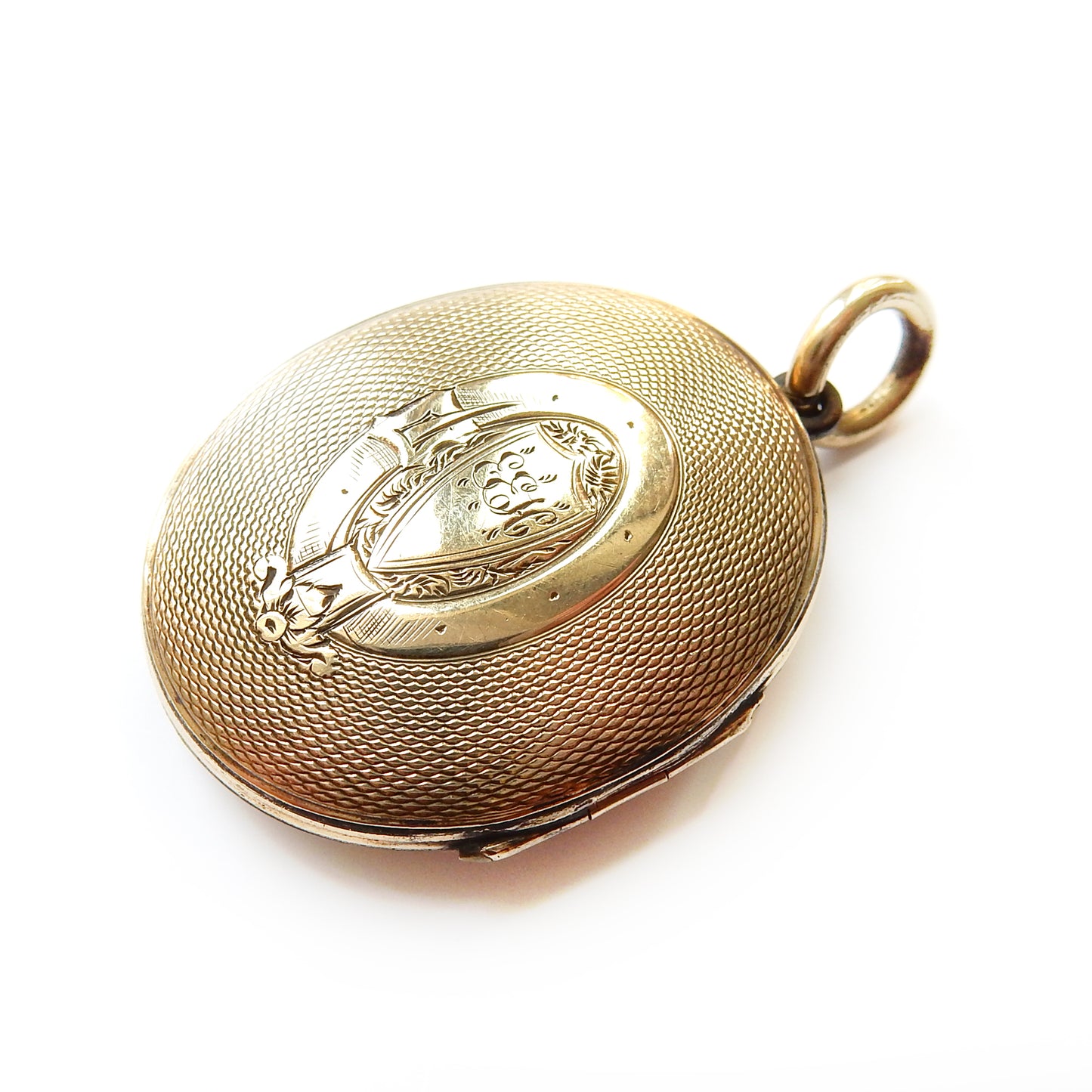Antique Rolled Gold Fleur De Lis Locket