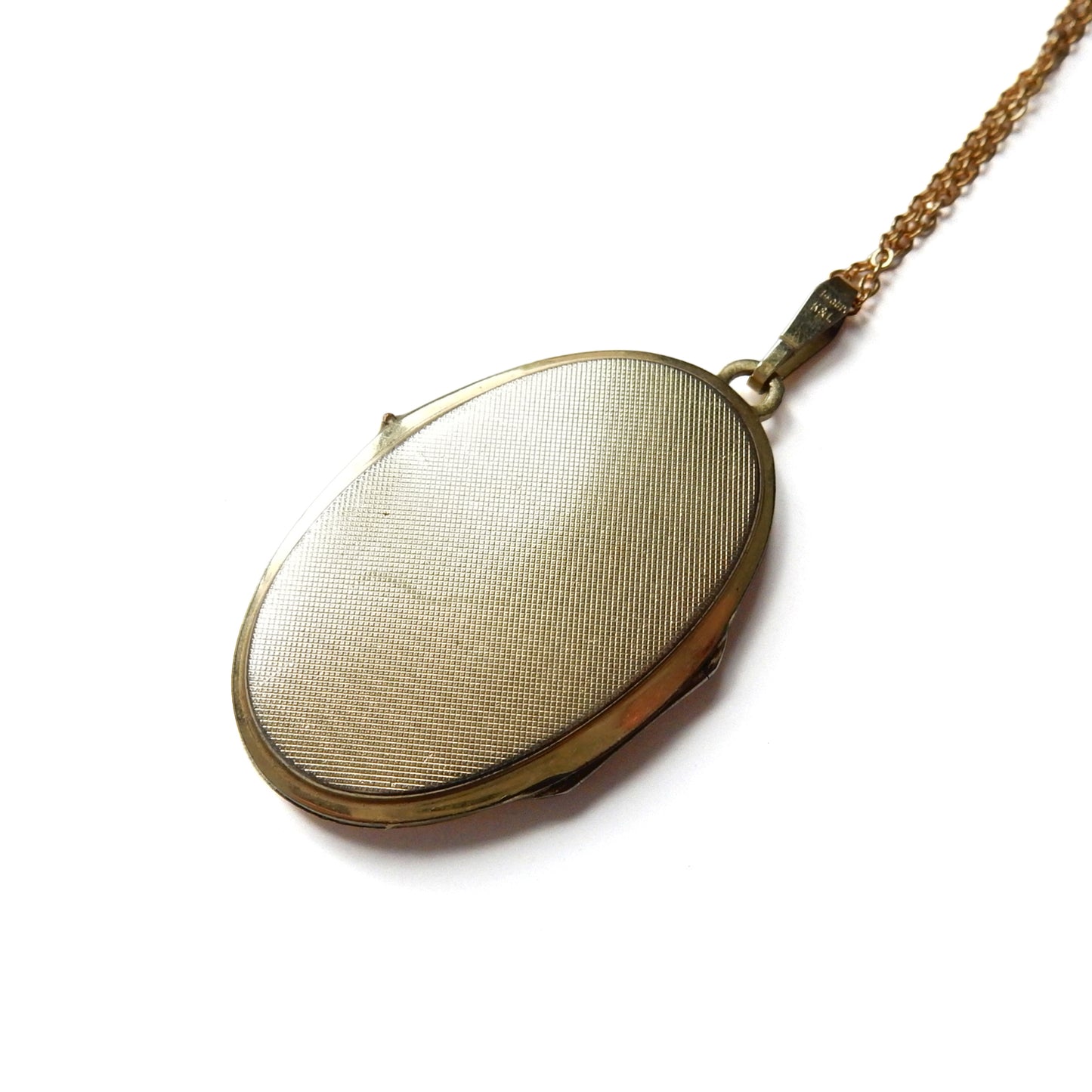 Vintage 14ct Rolled Gold Photo Locket with Chain