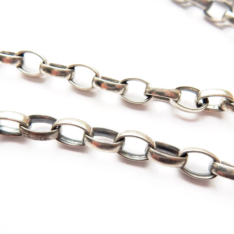 Chunky Sterling Silver Belcher T Bar Chain Ruby Lion Fob 20inches
