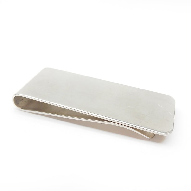 Vintage Sterling Silver Ingot Money Clip B'ham 2007 (15.7g)