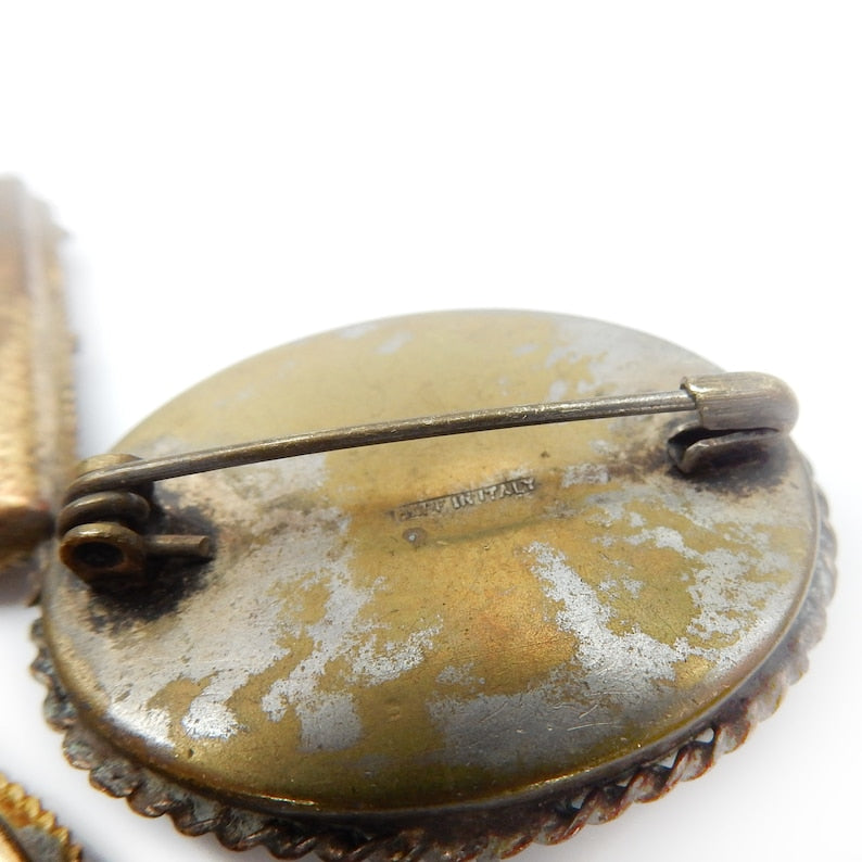 Collection Vintage Italian Micro Mosaic Brooch