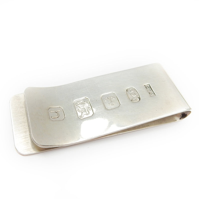 Vintage Sterling Silver Ingot Money Clip B'ham 2007 (15.7g)