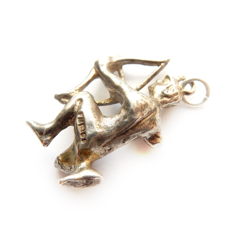 Vintage English Silver Artemis Greek Mythology Charm (6.8g)