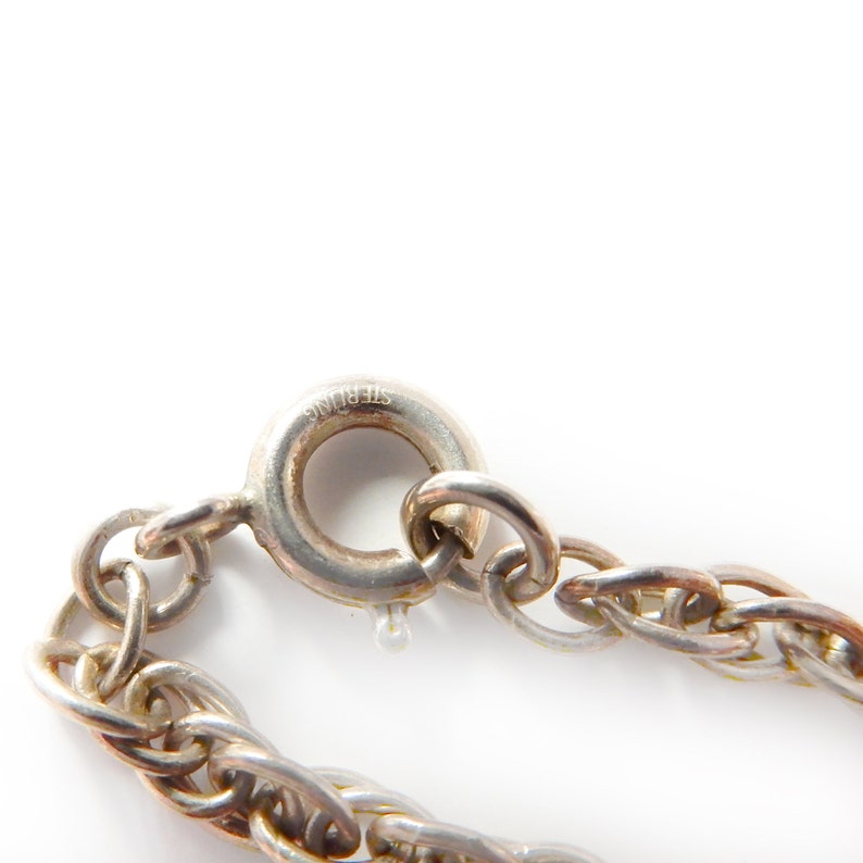 Large Vintage 1960s Sterling Silver Locket & Chain (35grams)