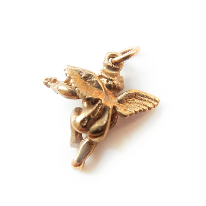 Vintage 9ct Gold Cherub Charm