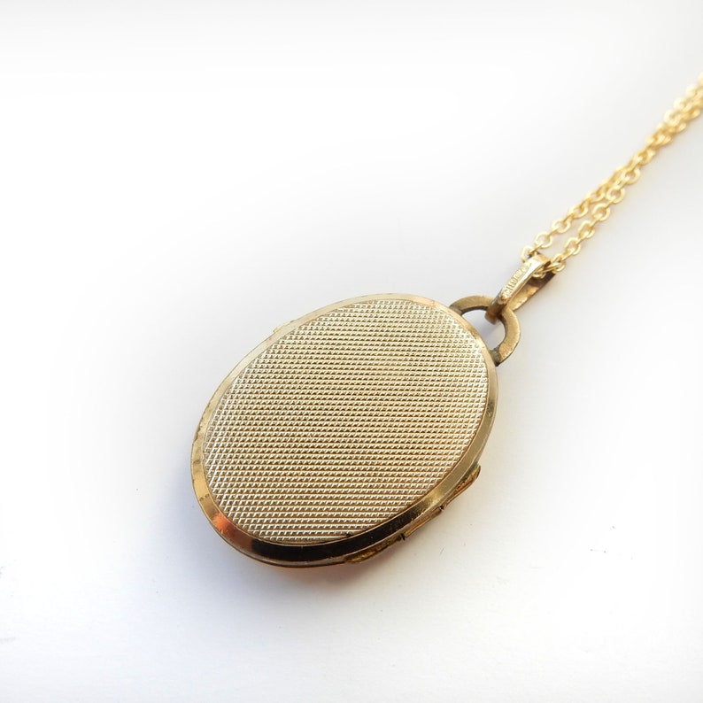 Vintage Rolled Gold Sunburst Locket