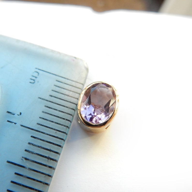 9ct Gold Amethyst Stud Earrings February Birthstone