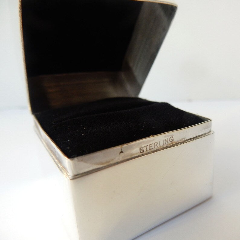 Luxury Sterling Silver Engagement Ring Presentation Gift Box