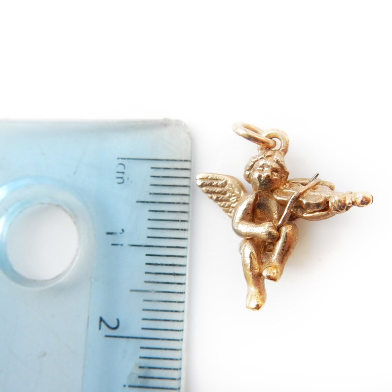 Vintage 9ct Gold Cherub Charm
