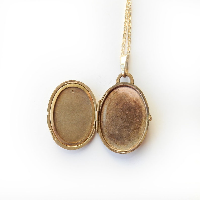 Vintage Rolled Gold Sunburst Locket